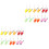 12 Pairs Simulation Fun Earring Drink Bottle Earrings Juice Mug 3