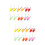 12 Pairs Simulation Fun Earring Drink Bottle Earrings Juice Mug 7