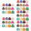 120 Pcs Small Drawstring Jewelry Gift Bags 11