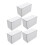 20 Pcs White Corrugated Cardboard Shipping Boxes For Packaging Mailing 1