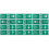 12Pcs Emergency Fire Exit Signs Green Aluminum for Public Safety 6