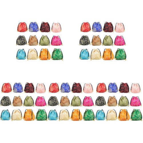120 Pcs Small Drawstring Jewelry Gift Bags 2
