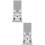 2 Pieces Desktop Mobile Phone Holder Bracket Aluminum Alloy Stand 7