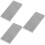 3pcs Square Iron Block Jewelry Silver Accessories 9