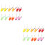 12 Pairs Simulation Fun Earring Drink Bottle Earrings Juice Mug 6