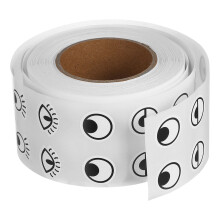 3 Rolls Eye Patch Decoration Arm Rest Cover For Black Removable