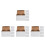 20 Pcs White Corrugated Cardboard Shipping Boxes For Packaging Mailing 5