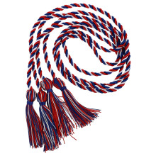 2Pcs Creative Red Polyester Graduation Hanging Tassel for Doctor Hat