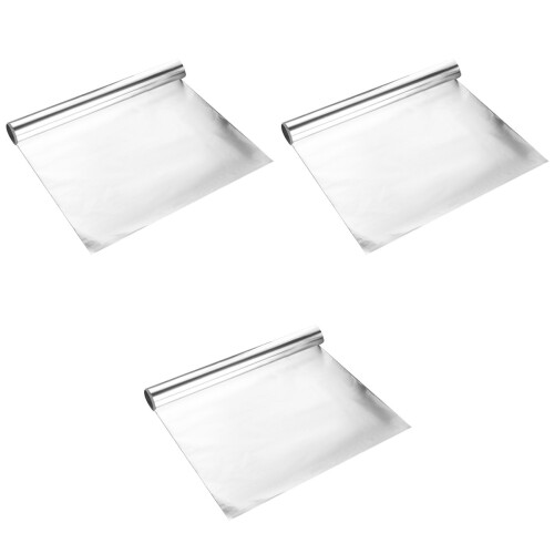 6 Rolls Silver Aluminum Foil Baking Tinfoil To Bake Tin Foil 2
