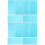 12Pcs Sky-Blue Clay Embossed Mats Practical DIY Craft Tools 6