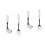 2 Sets Adaptive Curved Spoon And Fork For Patient Self Feeding 5