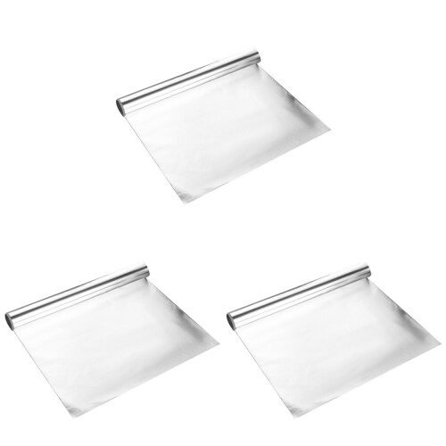 6 Rolls Silver Aluminum Foil Baking Tinfoil To Bake Tin Foil 1
