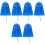 6 Pcs Diving Board Trolling Plastic Fishing Gear 3