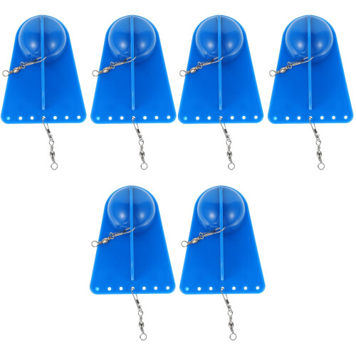 6 Pcs Diving Board Trolling Plastic Fishing Gear 2