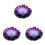 3 Count Lotus Lantern Light Flower Decoration Led Candles 2