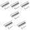 30 Pcs Stainless Steel Guitar Slide Picks Kit 10