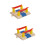 2Pcs Train Track Diy Railing Barrier Railway Road Block Prop 9