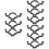 9 Pcs Replacement Adjustable Safety Belt Straps For Stroller High Chair 8