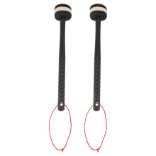2Pairs Premium Black Bass Drum Mallets Portable Drum Stick Accessories