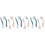 6 Sets Flexible Spoons And Forks Baby Training Utensils 4