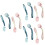 6 Sets Flexible Spoons And Forks Baby Training Utensils 6