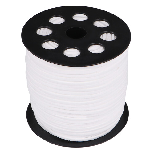 Corde Fausse Suède Blanche Pour Accessoires DIY