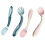 6 Sets Flexible Spoons And Forks Baby Training Utensils 10