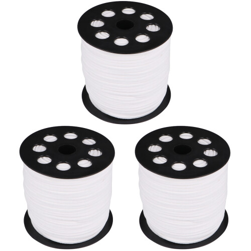Corde Fausse Suède Blanche Pour Accessoires DIY 1