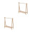 2Pcs Miniature Dollhouse Folding Clothes Rack For Doll Accessories 4