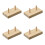 4Pcs Lightweight Wooden Spool Organizer for Thread and Bobbin Storage 9