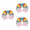 300Pcs Assorted Color Cash Envelopes Small Money Holders 10