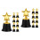 18 Pcs Star Trophy Student Plastic Printable 6