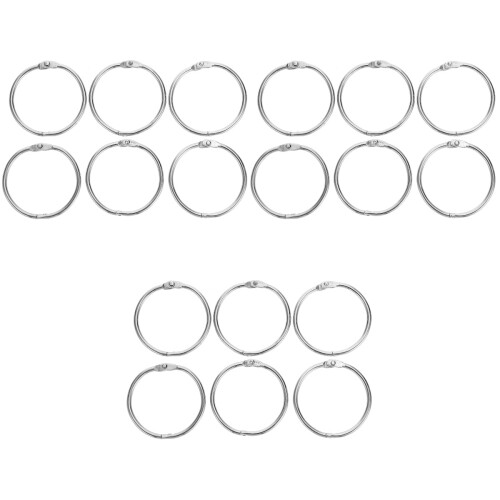 150 Pcs Iron Binder Rings For Diary And Book Binding 2