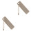 2pcs Practical Grindstone Sturdy Stone Mini Stone 4