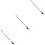 3Pcs Replacement Violin Bows Straight Body Good Stiffness and Control 7