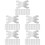 500Pcs Small Aluminum Bandage Fixator Practical Daily Use Clips 8