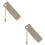 2pcs Practical Grindstone Sturdy Stone Mini Stone 6
