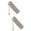 2pcs Practical Grindstone Sturdy Stone Mini Stone 7