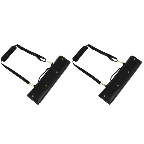 Flute Case With Shoulder Strap 2pcs For Flute And Clarinet Storage 2