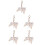 5St Handgeweven Polyester Metalen Handvaten Ketting Dames 9