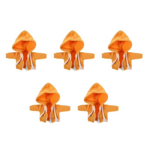 5 Stuks Mini Pop Aankleed Hoodie Voor 1:12 1