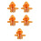 5 Stuks Mini Pop Aankleed Hoodie Voor 1:12 3