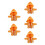 5 Stuks Mini Pop Aankleed Hoodie Voor 1:12 7
