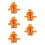 5 Stuks Mini Pop Aankleed Hoodie Voor 1:12 6