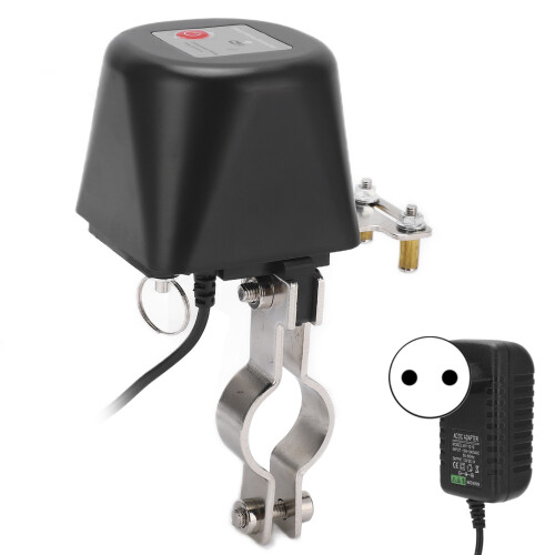 WiFi Bluetooth Smart Valve Controller Remote Operated Water Gas Valve With Voice Command Support Alexa Google Assistant, Programmable Timer Manual