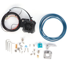 Kit di aggiornamento estrusore diretto per stampante 3D, hotend interamente in metallo con design a doppia ventola, struttura integrata che supporta