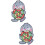 2 Sets Children'S Sticky Ball Toy Set Plastic Taste 7