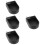 4pcs Tin Dross Collection Box Iron Black Bakelite 9