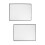 2 Pcs Projection Screen White Dedicated 7