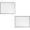 2 Pcs Projection Screen White Dedicated 6